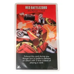 Power Rangers: Heroes of the Grid - Red Battlezord Promo card