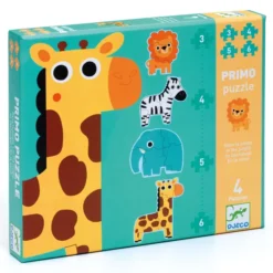 Primo Puzzle - Dans la Jungle - 3, 4, 5 et 6 Pièces