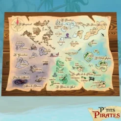 P'tits Pirates - Carte de la Grande Dame Bleue