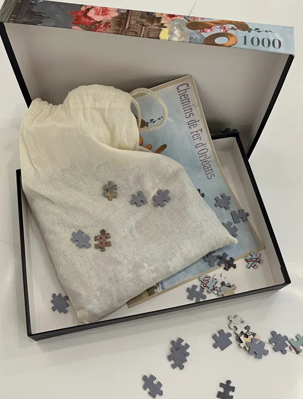 Puzzle - Angers-Saumur par A. Dubos - 1000 pièces