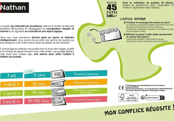 Puzzle - Après-midi en famille - 45 pièces