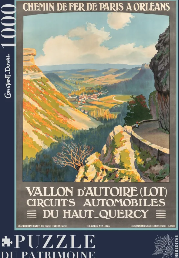 Puzzle - Autoire par Constant-Duval - 1000 pièces