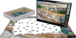 Puzzle - Barcelona Park Güell - 1000 pièces