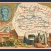 Puzzle - Carte Maine et Loire - 99 pièces