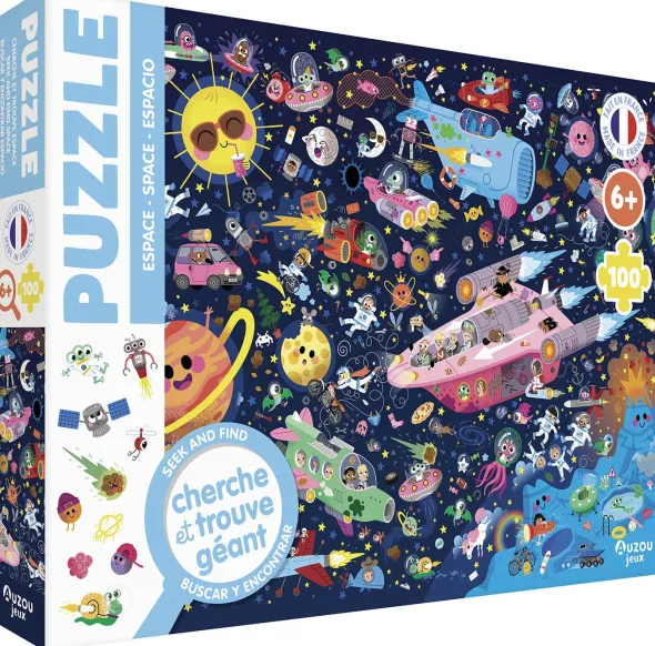Puzzle Cherche et Trouve - Dans l'Espace