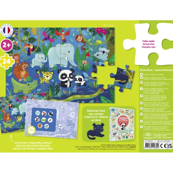 Puzzle cherche et Trouve des Tout-Petits - Les Animaux