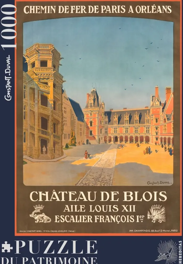 Puzzle - Château de Blois par Constant-Duval - 1000 pièces