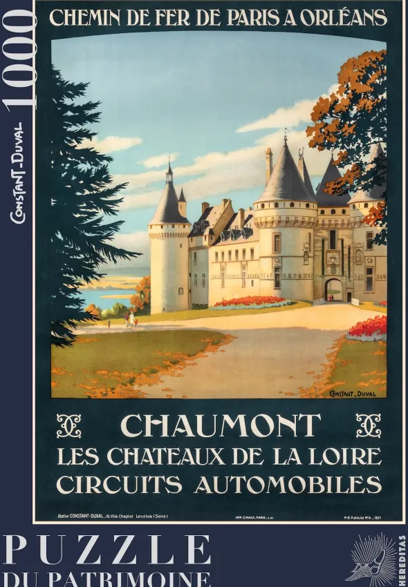 Puzzle - Château de Chaumont-sur-Loire par Constant-Duval - 1000 pièces
