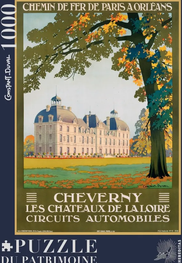 Puzzle - Château de Cheverny par Constant-Duval - 1000 pièces