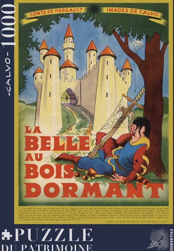 Puzzle - Château d'Ussé par Calvo - 1000 pièces