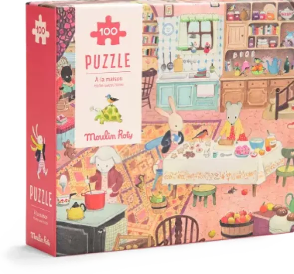 Puzzle d'observation - A la maison - 100 pièces