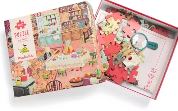 Puzzle d'observation - A la maison - 100 pièces