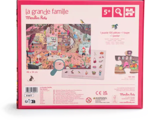 Puzzle d'observation - A la maison - 100 pièces