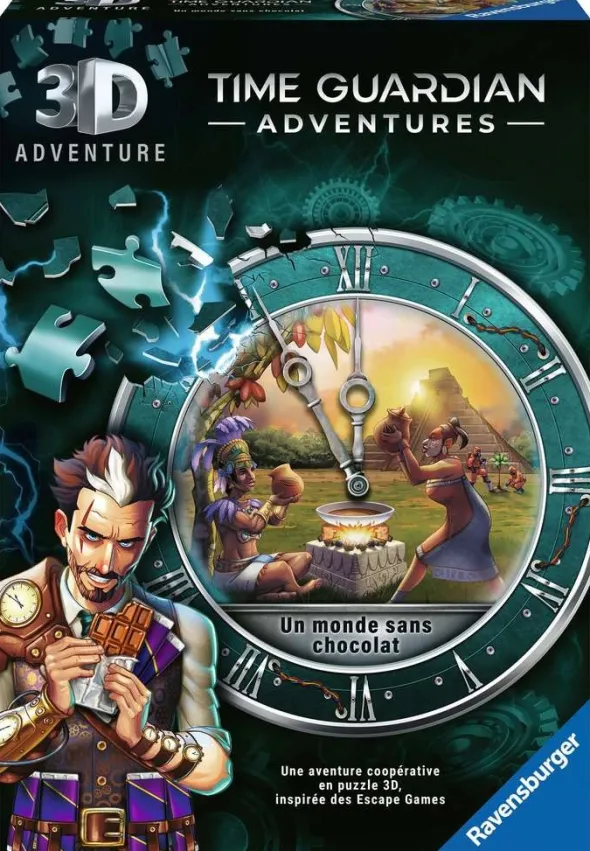 Puzzle 3D - Time Guardian Adventures: Un Monde sans Chocolat