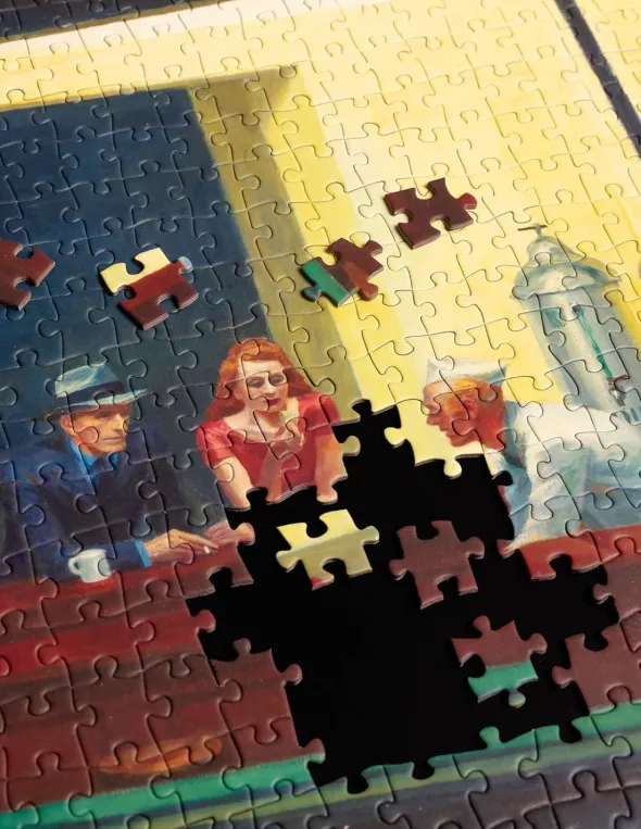 Puzzle - Edward Hopper - Noctambules - 1000 Pièces