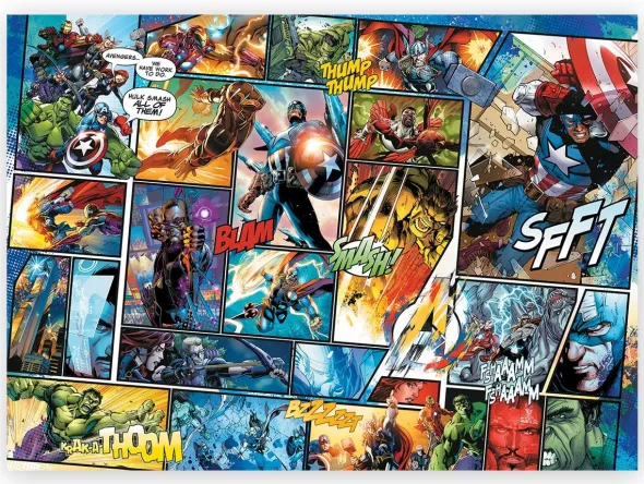 Puzzle en bois - Marvel Comics - 1000 Pièces