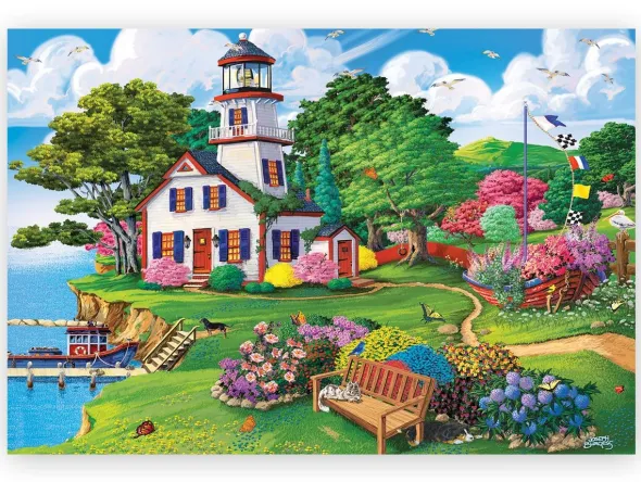 Puzzle en bois - Summer Haven - 500 pièces