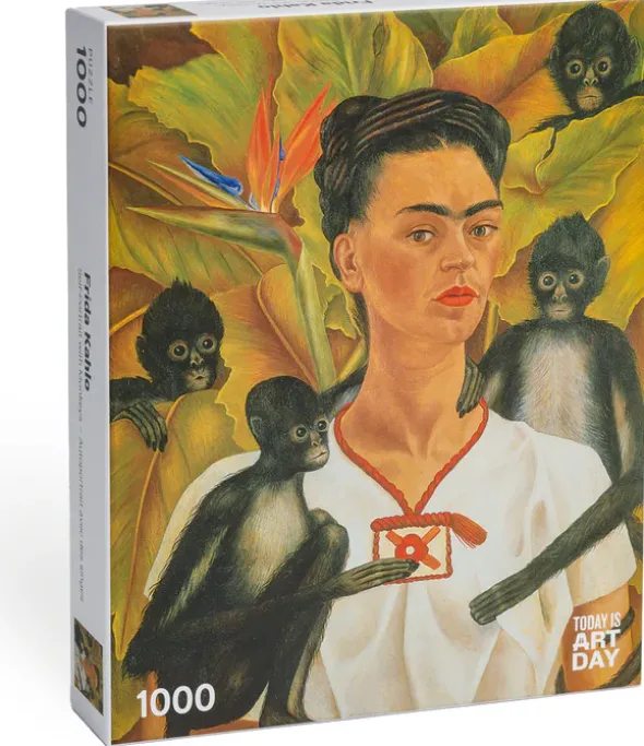 Puzzle - Frida Kahlo - Autoportrait avec des Singes - 1000 pièces