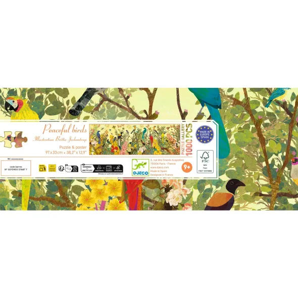 Puzzle Gallery - Peaceful Birds - 1000 Pièces