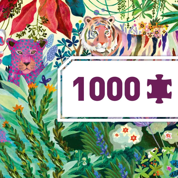 Puzzle Gallery - Rainbow Tigers - 1000 Pièces