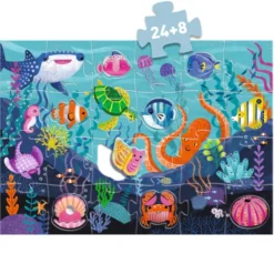 Puzzle Geant - Sous la Mer - 24pcs +8pcs