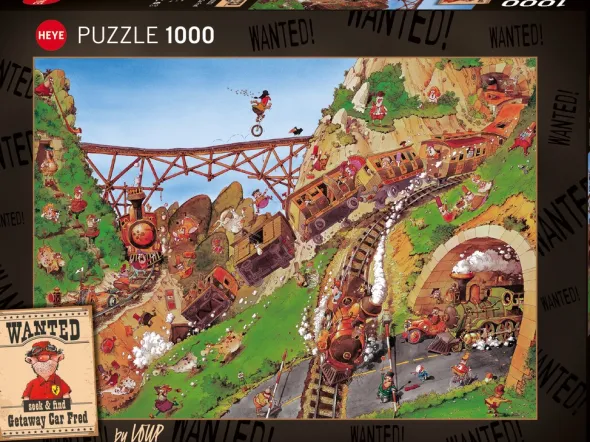 Puzzle - Getaway Car Fred - 1000 pièces