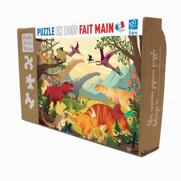 Puzzle - Jurassique - 100 Pièces