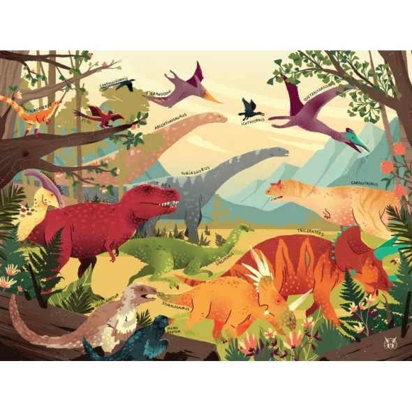 Puzzle - Jurassique - 100 Pièces
