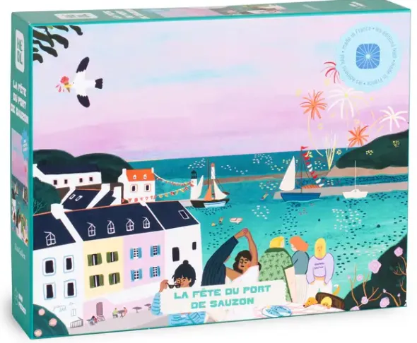 Puzzle - La fête du port de Sauzon - 1000 pièces