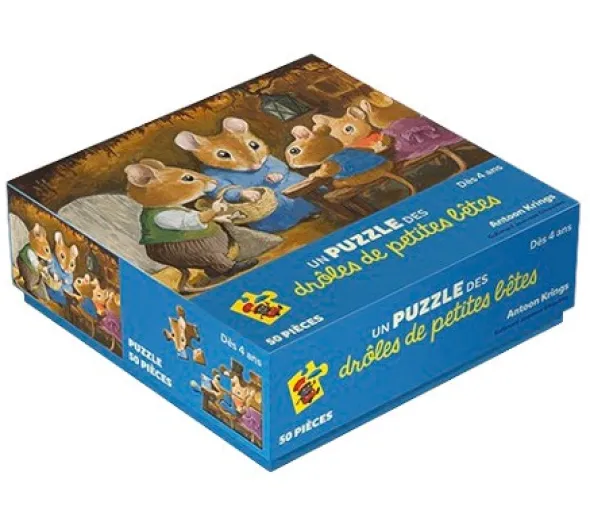 Puzzle Les Drôles de Petites Bêtes - Théo le mulot