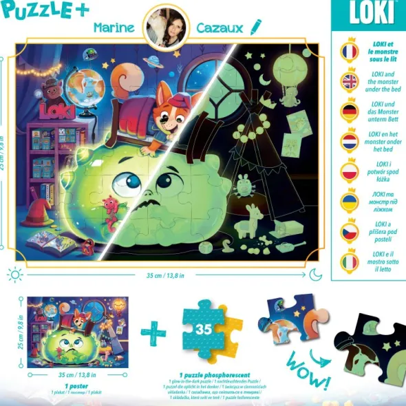 Puzzle + - Loki et le Monstre sous le Lit