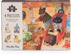 Puzzle - 4 Mini puzzles des repas - 4x12 pièces