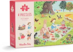 Puzzle - 4 Mini puzzles des saisons - 4x12 pièces