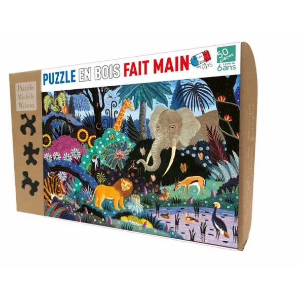 Puzzle - Nuit dans la Jungle - 50 pièces