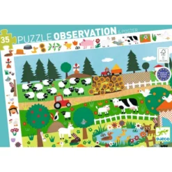 Puzzle Observation - La Ferme - 35 Pièces
