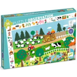 Puzzle Observation - La Ferme - 35 Pièces
