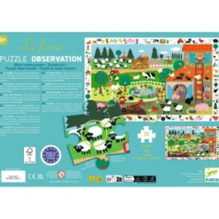 Puzzle Observation - La Ferme - 35 Pièces
