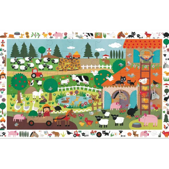 Puzzle Observation - La Ferme - 35 Pièces