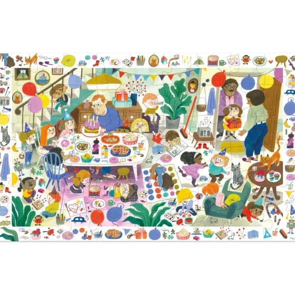 Puzzle Observation - La Fête d'Anniversaire - 54 Pièces