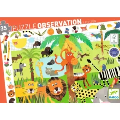 Puzzle Observation - La Jungle - 35 Pièces