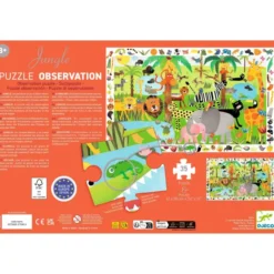 Puzzle Observation - La Jungle - 35 Pièces