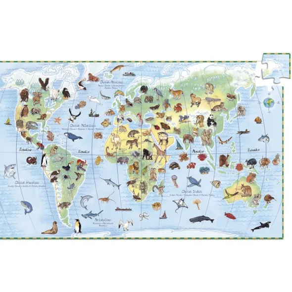 Puzzle Observation - Les animaux du monde - 100 pièces