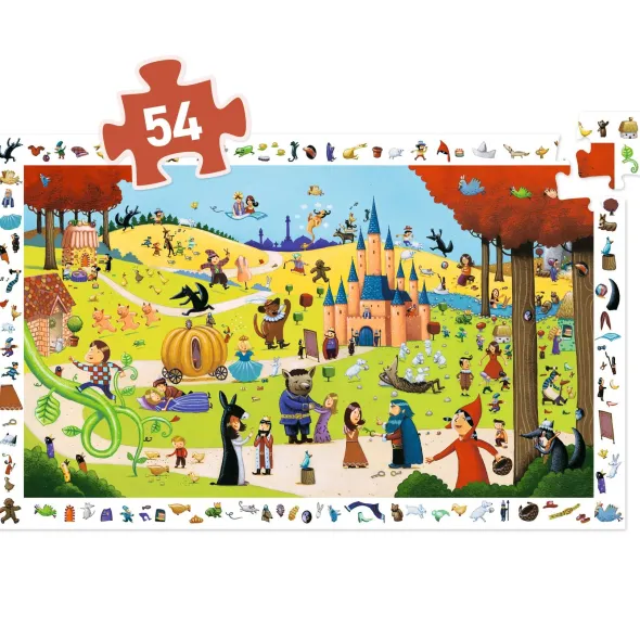 Puzzle Observation - Les Contes - 54 Pièces