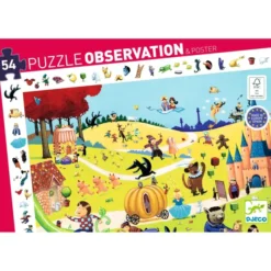 Puzzle Observation - Les Contes - 54 Pièces