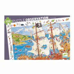 Puzzle observation - Les pirates - 100 pièces