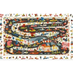 Puzzle Observation : Rallye Automobile – 54 Pièces