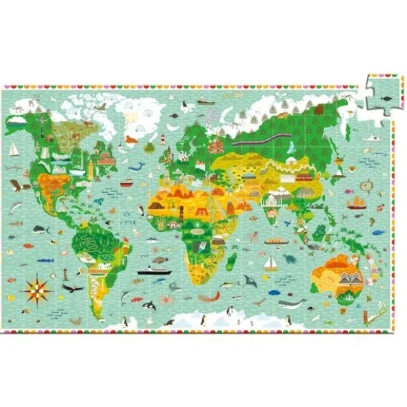 Puzzle Observation - Tour du monde - 200 pièces