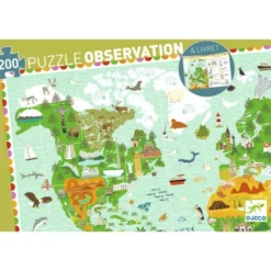 Puzzle Observation - Tour du monde - 200 pièces
