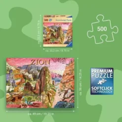 Puzzle - Parc national de Zion - 500 pièces