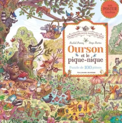 Puzzle Promenons-nous dans les bois - Ourson et le pique-nique